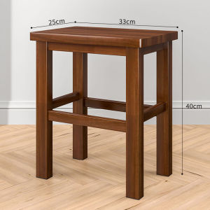 Modern Simple Home Living Room Old Style Small Stool Tea Table Stool round Stool Square Stool Low Stool Wooden Stool Solid Wood Small Stool