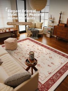 OULAISEN | Vintage Style Carpet Waterproof and Stain Resistant