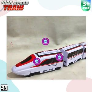 IST Mainan Kereta Cepat High Speed 4 Gerbong Train KCIC IT194