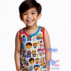 ✅ Boy ANGELO ™️🔖 SANDO Pambahay for Kids Boy | Baby 0 - 11 Months & Kid 1 - 12 Years Old  | 3 for 100 | Kids Outfit for Boys age 2 - 4 5 - 6 7 - 8 9 - 10 up | Damit Panglakad  Panglalake  Baby Boy OOTD Outfit | COD Sale & Free Shipping - Ming Chin
