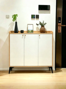 ENLUOLIJIA | Multi-level Sturdy Secure Password Lock Shoe Cabinet 140cm