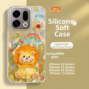GAOERFUXIANSHENG | Silicone Phone Case Anti-drop Elegant Simple For OPPO Find X9