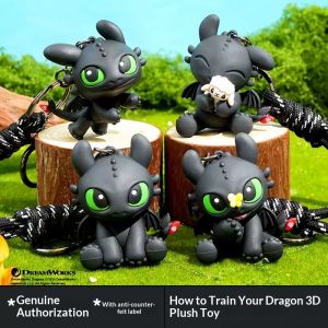 Authentic Dragon Taming Master Flying Toothless Boy Keychain New Bag Pendant Small Accessories Car Keychain