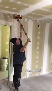 MOLY TOOLS เครื่องฉาบปูนยิปซั่ม ตกแต่งผนังยิปซั่ม drywall flat box Gypsum plastering machine หน้ากว้าง 9 นิ้ว