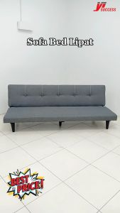 Yi Success Benny Fabric Sofa Bed / 4 Seater Foldable Sofa Bed / Sofa Ruang Tamu / Sofa Bed Lipat / Sofa Bed Katil