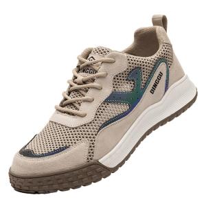 DINGGU | Lightweight Breathable Safety Shoes Steel Toe