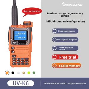 QUANSHENG | Outdoor and Vehicle Radio Transceiver with One-click Frequency Synchronization and Large Memory