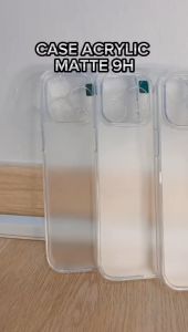 CASE ACRYLIC MATTE 9H FOR IPHONE 12 12 PRO IPHONE 12 PRO MAX -BC24