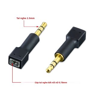 OKCSC | OKCSC Tai Nghe Adapter 1 Cặp 3.5mm Sang MMCX 3.5mm Đến 0.78mm Chuyển Đổi Pin Kết Nối Kim Loại Tai Nghe Adapter Cho M1 M2 ZX-1 WTD-3