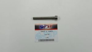 Baut \\\"L\\\" Nikel 6 x 50 Harga Per 1 Biji (PSP) Baud \\\"10 Kunci L 5\\\" Drat 6 mm Panjang 50 mm