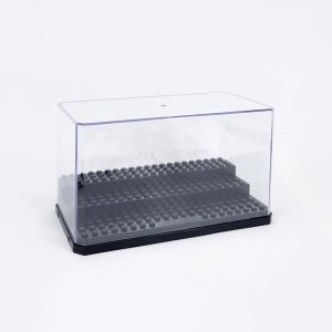 3 Steps Acrylic Minifigure Display Box Dustproof Display Case City Car Building Block Showcase