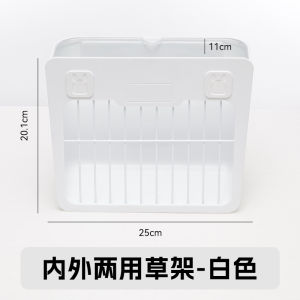 Large Capacity Rabbit Hay Rack Hanging Style with Cover Anti-Jump for Indoor And Outdoor Use by RuYou Pet Food And Supplies