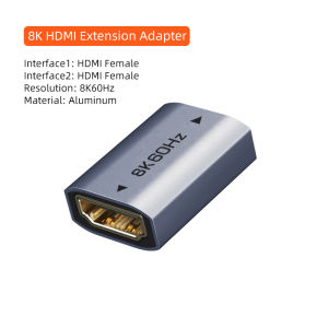 Cabletime | CABLETIME 8K 60HZ HDMI 2.1 Connector Extension Adapter HDMI Extender Female to Female for PS5 Roku HDTV Stick Monitor HD 2.1