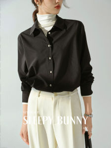 Black Long-sleeve Casual Shirt