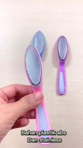 KAMJE Alat Penghalus Tumit Telapak Kaki 2 Step Calluses Remover Pedicure Tools Pengangkat Kulit Mati