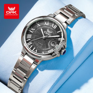 Đồng hồ OPK cho không thấm nước cho nữ 2024 nguyên bản thời trang phong cách mới sang trọng thép không gỉ Có Lịch Đồng hồ Quartz phong cách Hàn Quốc