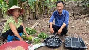 Máng Cho Gà Vịt Ăn Chống Bới - Máng Ăn Chống Bới Cho Gia Cầm Kiểu Mới Giúp Tiết Kiệm Thức Ăn.