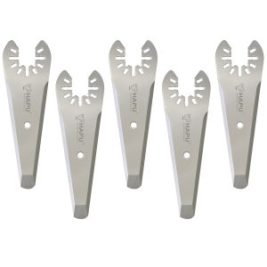 HAPU Stainless Steel 3" Tapered Oscillating Caulking Cutter Oscillating Scraper Blades for Caulk Adhesive Sealant Glue Removal