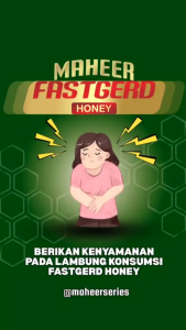 Fast Gerd - Madu Super Herbal Asli untuk Asam Lambung dan Maag dan Sakit Pencernaan - 200gr