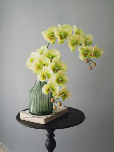 ดอกบัวบานขนาดใหญ่ 3D ดอกไม้เทียม ตกแต่งบ้าน ห้องนั่งเล่น ดอกไม้เทียม 9 ดอก ดอกไม้ป่า ดอกไม้ไม้ ดอกไม้ไม้เทียม ดอกไม้ป่า ดอกไม้ป่า