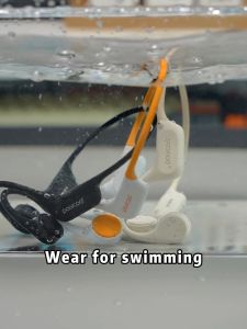 POLVCDG-X13 IPX8 Waterproof Swimming Bone Conduction Headset 32g Memory Bluetooth 5.4 Running Sports Headset With Microphone Dual Machine Connection Function