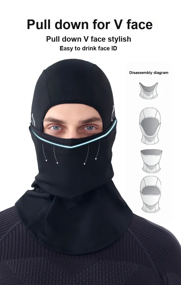 Thermal Outdoor Riding Face Mask Windproof Thick Full Face Neck