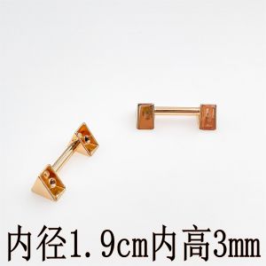 Handmade Bag Hardware Accessories Screw Fixed Buckle Arch Bridge Connector Decorative Triangle Shoulder Strap Buckle Inner Diameter 19mm
