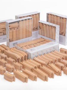 LEKU | Intelligent Assembly Wooden Track Expansion Pack