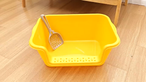 Khay vệ sinh thành cao kèm khay hứng cát văng - khay vệ sinh dành cho mèo - T3 PETS SHOP