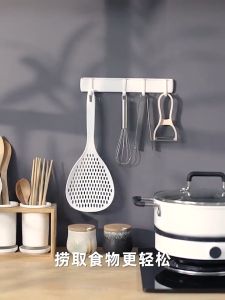 Japanese Style Noodle Strainer: Heat Resistant Big Colander, Large Dumplings Skimmer, Boiling Rash Spoon Drainer