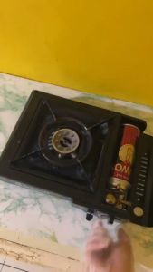 BDZ-155-A Portable Butane Gas Stove Camping Gas Stove Single Burner for Butane Gas (No Specific Color)