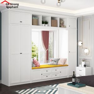 QIANGXIANG | Customizable Storage Cabinet for Bedroom Window Sill Balcony