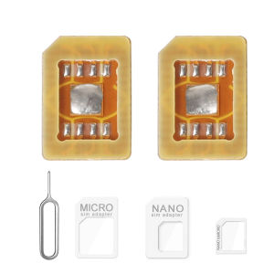 Esim để Nano Sim đồ đựng thẻ esim Bộ chuyển đổi thẻ hàn tấm phục hồi vật lý thẻ tấm làm cho của riêng bạn Thẻ Sim DIY 2 cái