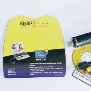 Cáp Video DVR / Chuẩn Easy CAP CAPTURE USB 2.0 ra 3 AV + S Video 4 Pin Lổ Cái