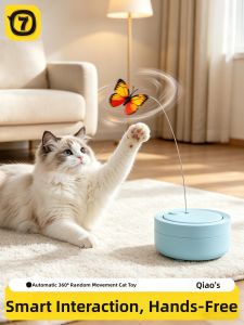 7o | Automatic Interactive Entertaining Electric Butterfly Cat Toy