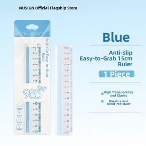 Nusign | Non-slip Transparent Kids Ruler 15cm