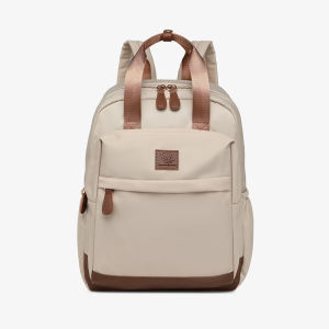 Casual Large Capacity Backpack Spring New Style Korean College Wind Student Bag Travel Simple Pure Color Commuting Bag