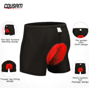 1Pcs Cycling Underwear for Men 4D Gel Padded Bike Bicycle Shorts Cycle Biking Riding Undershorts MTB Mountain Brief