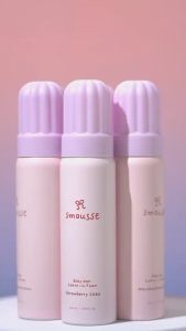 โฟมบำรุงผม แบบไม่ต้องล้างออก smousse silky hair leave-in foam mashmallow dream 100ml & strawberry cake 100ml