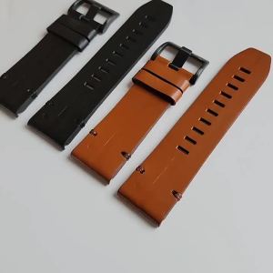 22 26mm QuickFit Leather Strap For Garmin Fenix 8 8X 7 7X Pro 6 6X plus 5 X 3HR/Enduro2/Epix Gen 2/Instinct 2X 965 Band Bracelet
