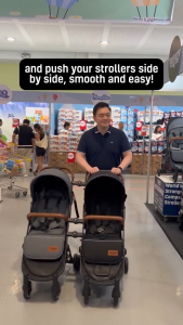 *NEW* OEM Twin Stroller Connector / Adaptor Set (set of 3 connectors connects 2 strollers together to make a twin stroller)