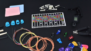 Music Accessories Replacement Kit Winder Cutter Picks Holder Tuning Pegs Tool Repair Kit Parts For Beginners