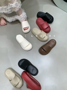 Dép nữ quai ngang đế cao 5cm eva siêu nhẹ êm chân dép bánh mì nữ DL325 iDép (TĂNG 1 SIZE)