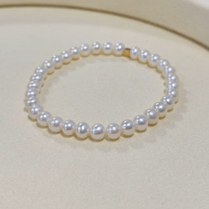 Carmel Jewelry Fresh Water Pearl Bracelet Basic Round Circle Style Highlight Accompanying Color Fashion Gift