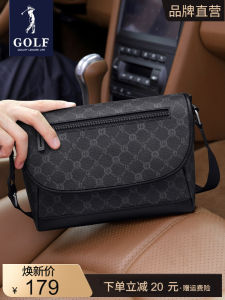 Golf Mens Single Shoulder Bag Casual Large Capacity Business Leisure Commuter Laptop Bag Fashionable New 2025 Floral Pattern