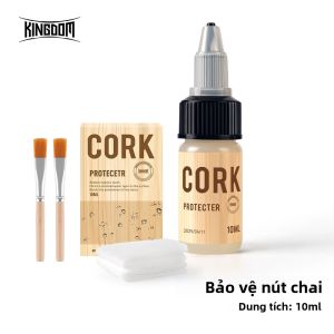 Vương Quốc Cần Tay Cầm Nút Chai Bảo Trì Dán 10Ml Trong Suốt Chống Thấm Nước Chống Ăn Mòn Chống Nứt Gỗ Bảo Vệ Cho Dụng Cụ Câu Cá