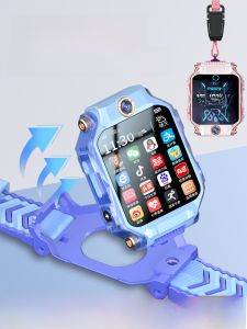 นาฬิกาข้อมือเด็ก 5G ใหม่พร้อมการโทรด้วยวิดีโอ ติดตามตำแหน่งได้หลายฟังก์ชัน สำหรับเด็กชายและเด็กหญิง นักเรียนประถมและมัธยมปลาย