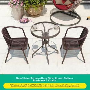 TONGGUMO | Outdoor Rattan & Iron Leisure Seating Set Small Table