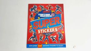 Marvel Avengers Captain America Super Sticker & Activity Book With 150+ Stickers For Kids