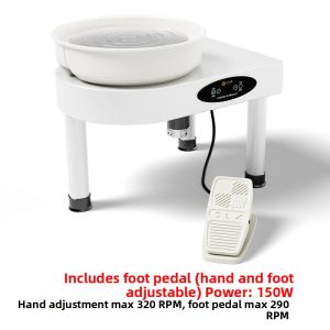 Touchscreen Control Speed Adjustable Pottery Wheel